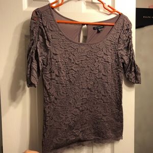 Purple lace American Eagle shirt